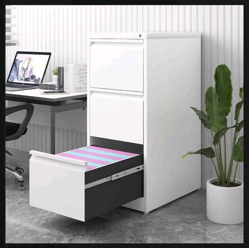 Drawer file cabinet - 3, w/