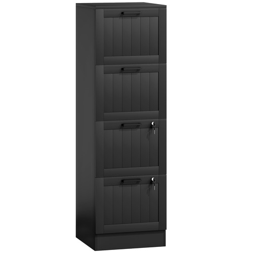 Drawer filing cabinet with - 4,