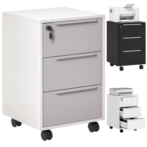 Homcom drawer locking - homcom, file