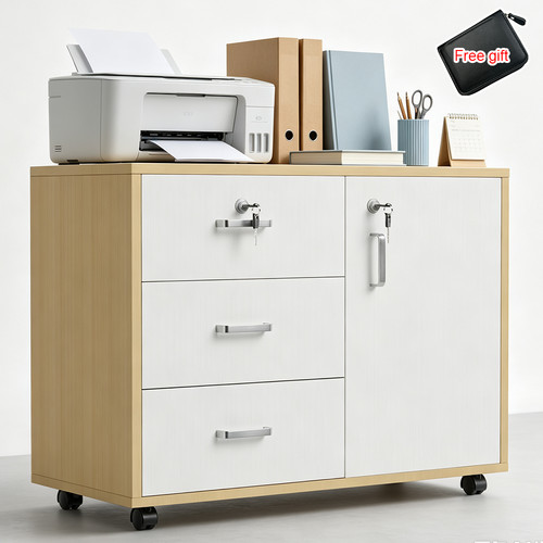 Drawer mobile file cabinet - 3,
