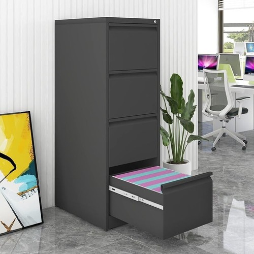 Filing cabinet lockable steel - lockable,