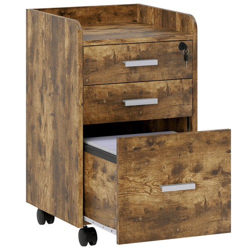 Homcom drawer filing cabinet - 3,