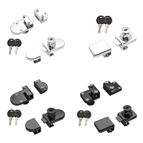Glass cabinet door lock - glass,