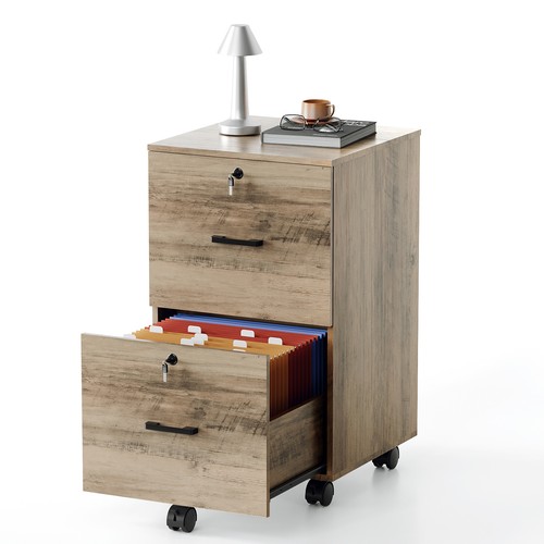 Modern drawer locking file - 2-drawer,