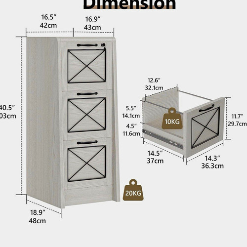 Ipormis drawer lockable file - 3,
